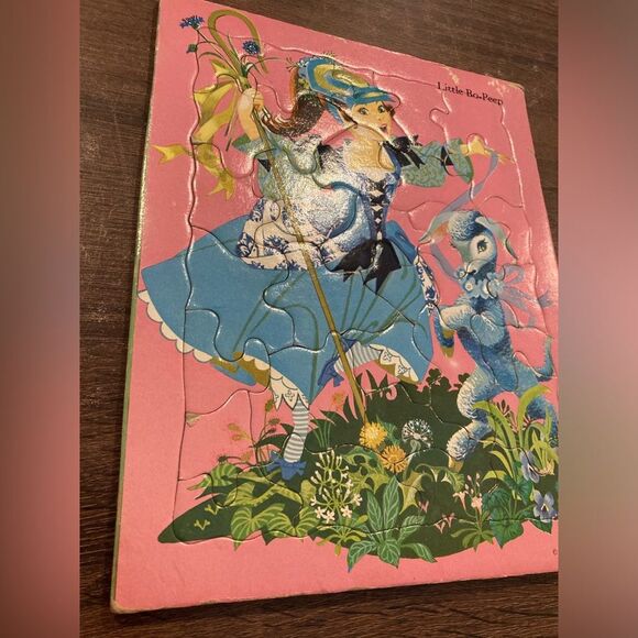 1957 SIFO Co Grosset & Dunlap Little Bo-Peep Puzzle - RARE - VINTAGE - Picture 5 of 6